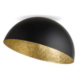 Sigma Sfera 32472 plafon lampa sufitowa 1x60W E27 czarny/złoty