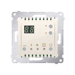Regulator temperatury Kontakt-Simon 54 DTRNW.01/41 z wyświetlaczem z czujnikiem wewnętrznym kremowy