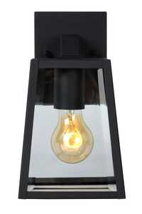 Lucide Matslot 29828/01/30 kinkiet lampa oprawa ścienna zewnętrzna 1x60W E27 IP23 czarna