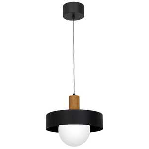 Luminex Canan 4049 lampa wisząca zwis 1x60W E27 czarny/biały/naturalny