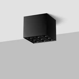 Sollux Ozzy SL.1211 plafon lampa sufitowa spot nowoczesny kwadrat 1x16W LED 4000K czarny