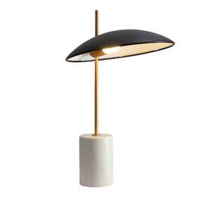 Italux Vilai TB-203342-1-BL lampa stołowa lampka 1x4W LED 3000K czarny/złoty