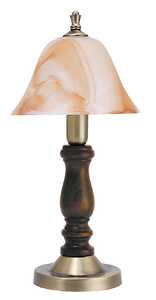 Lampa stołowa lampka Rabalux Rustic 3 1x40W E14 brąz/orzech 7092