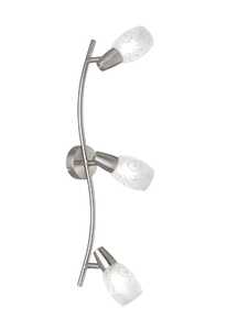 Trio RL Colmar R80023007 plafon lampa sufitowa 3x28W E14 nikiel mat / transparentny