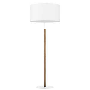 TK Lighting Deva White 5216 lampa podłogowa stojąca 1x60W E27 biały/sosna