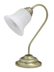 Lampa stołowa lampka Rabalux Francesca 1x40W E14 brąz/biały 7372