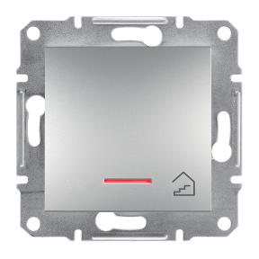 Przycisk schodowy Schneider Asfora EPH1900361 z podświetleniem aluminium 
