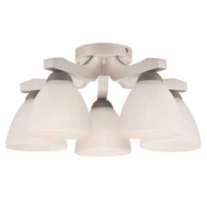 Lamkur Adriano 27425 plafon lampa sufitowa 5x60W E27 kremowy/biały