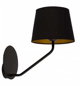 Sigma Lizbona 32113 kinkiet lampa ścienna 1x60W E27 czarny