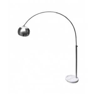 Azzardo Tosca AZ0022 lampa stojąca podłogowa 1x60W E27 srebrna/biała