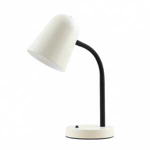 Italux Prato TB-37643-BG lampa biurkowa lampka 1x5W E27 biała/czarna