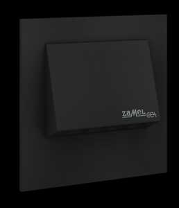 Zamel NAVI  LED11121161 kiinkiet oprawa ścienna z ramką PT 1x0,56W 5900K IP65 czarny