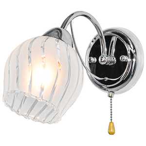 Elem Merida 8979/1 8C kinkiet lampa ścienna 1x60W E27 chrom/biały - wysyłka w 24h