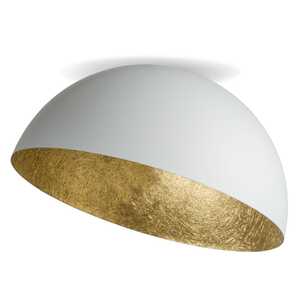 Sigma Sfera 32466 plafon lampa sufitowa 1x60W E27 biały/złoty