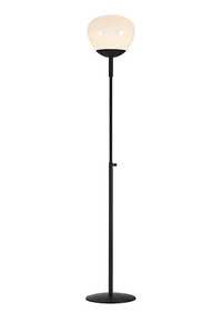 Markslojd Rise 108278 lampa stojąca podłogowa 1x40W E27 czarna/biała