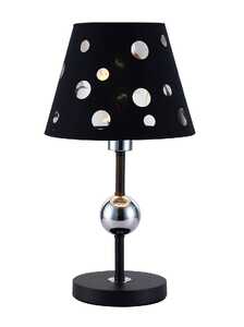 Candellux Ledea Batley 50501107 lampa stołowa lampka 1x60W E14 czarna