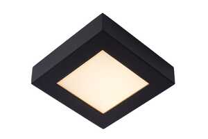 Lucide Brice-Led 28117/17/30 plafon lampa sufitowa 1x15W LED IP44 czarny