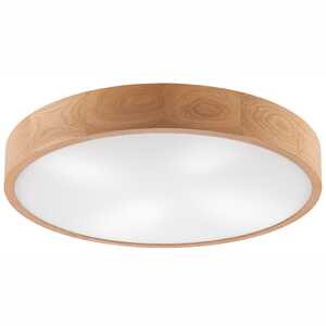 Lamkur Eveline 42473 plafon lampa sufitowa 4x60W E27 drewniany/biały