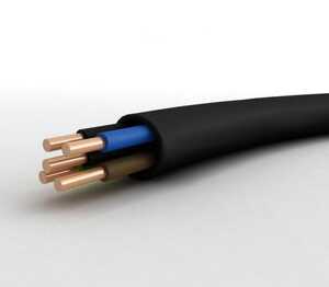 Kabel ziemny YKY 5x10mm2 miedziany 1m = 1szt. elektroenergetyczny 06/1kV czarny odwijany z bębna - wysyłka w 24h