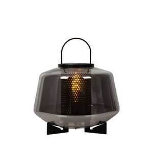 Lucide Siska 45504/01/65 lampa stołowa lampka 1x40W E27 dymiona