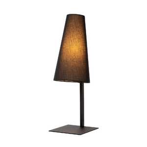 Lucide Gregory 30595/81/30 lampa stołowa lampka 1x60W E27 czarna