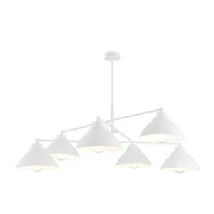 Emibig Maverick 1212/6 plafon lampa sufitowa 6x15W E27 biały