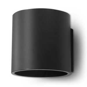Sollux Orbis 1 SL.0048 Kinkiet lampa ścienna 1x40W G9 czarny  - RABATUJEMY do 20% KAŻDE ZAMÓWIENIE! - wysyłka w 24h