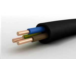 Kabel ziemny YKY 3x1,5mm2 miedziany 1m = 1szt. elektroenergetyczny 06/1kV czarny odwijany z bębna - wysyłka w 24h