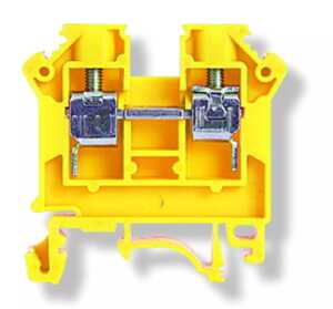 Złączka szynowa 1-przewodowa Simet 6mm ZSG 1-6.0Nz żółta - wysyłka w 24h