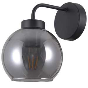 Italux Poggi  WL-28028-1 kinkiet lampa ścienna 1x40W E27 czarna matowa