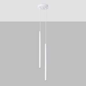 Sollux Pastelo SL.1303 lampa wisząca zwis nowoczesna sople rurki tuba 2x8W G9 biała