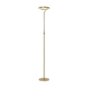 Lucide Celeste 03745/24/02 lampa stojąca podłogowa nowoczesna elegancka metalowa 1x21W LED 2700K 1400 lm złota/mosiądz