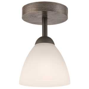 Lamkur Adriano 28293 plafon lampa sufitowa 1x60W E27 brązowy/biały