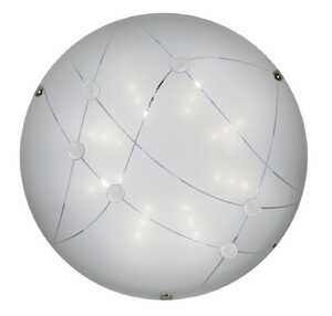 Candellux Duca 13-54180 plafon lampa sufitowa 1x10W LED 6500K biały / transparentny