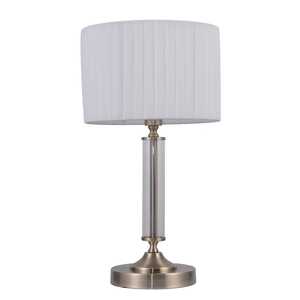 Italux Ferlena TB-28343-1 lampa stołowa lampka 1x40W E14 biała/antyczny brąz