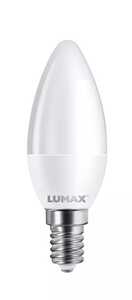 Żarówka LED 6W (40W) E14 C37 świeczka 470lm 230V 3000K ciepła SMD Lumax LL098