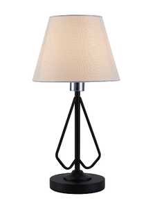 Candellux Ledea Morley 50501089 lampa stołowa lampka 1x60W E14 czarna