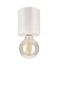 Lamkur Leo 37950 plafon lampa sufitowa 1x60W E27 biały