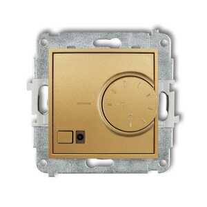 Regulator temperatury Karlik Mini 29MRT-1 elektroniczny z czujnikiem podpodłogowym złoty