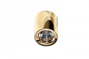 Azzardo Mane AZ2846 plafon lampa oprawa sufitowa natynkowa tuba spot 1x10W LED 3000K złoty - wysyłka w 24h