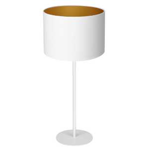 Luminex Arden 3452 Lampa stołowa lampka 1x60W E27 biały/złoty