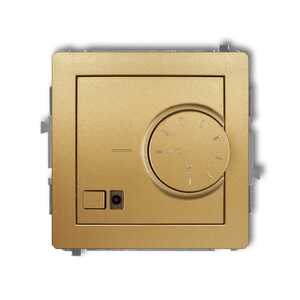Elektroniczny regulator temperatury Karlik Deco 29DRT-1 z czujnikiem podpodłogowym złoty