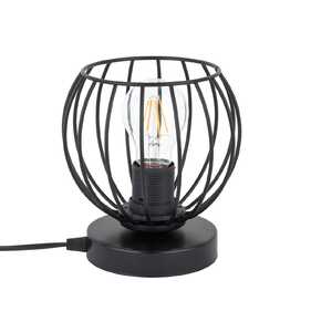 Sigma Cherry 50310 lampa lampka stołowa 1x60W E27 czarna