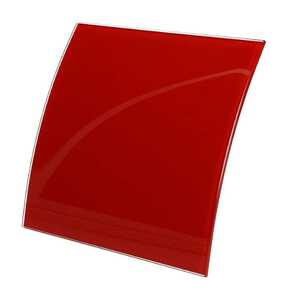 Panel dekoracyjny do korpusu wentylatora Escudo Glass fi100 czerwony połysk Awenta PEGR100P