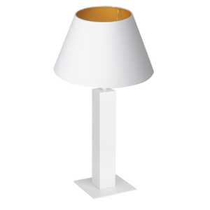 Luminex Table lamps 3610 Lampa stołowa lampka 1X60W E27 biały/złoty