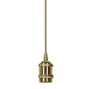 Italux Classo DS-M-034 GOLD lampa wisząca zwis 1x60W E27 złota 