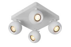 Lucide Favori 09932/04/31 plafon lampa sufitowa spot 4x5W GU10 biały