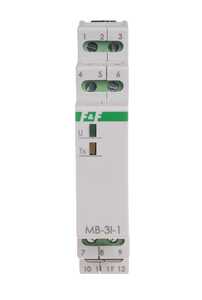 Przetwornik natężenia prądu F&F MAX-MB-3I-1-5A trójfazowy 0-5A Modbus RTU RS-485 na szynę DIN