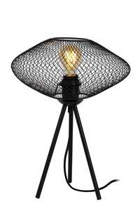 Lucide Mesh 21523/01/30 lampa stołowa lampka 1x40W E27 czarna