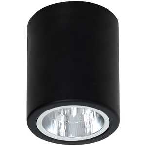 Plafon lampa sufitowa Luminex Downlight Round 1x60W E27 czarny 7237 